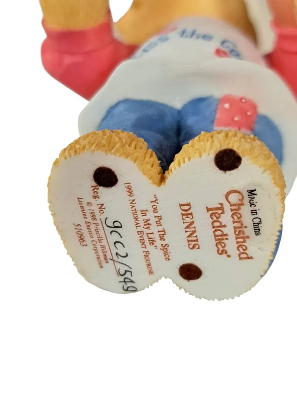 CHERISHED TEDDIES YOU PUT THE SPICE IN MY LIFE DENNIS #510963 BBQ CHEF COOK